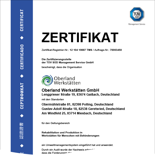 ISO 9001:2015 Englisch
